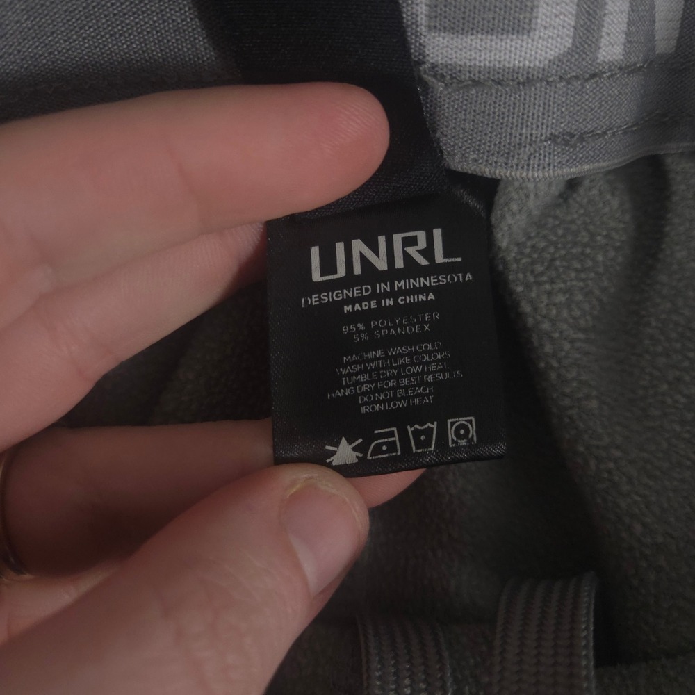 UNRL Sweatpants Boys YXL Grey Performance Pant Tapered Leg Polyester Spandex - Picture 8 of 12